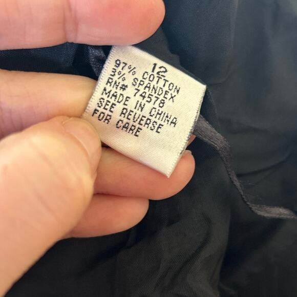 Vintage Y2K Cache Black White Floral Embroidered Beaded Halter Tuxedo Vest - Picture 6 of 7